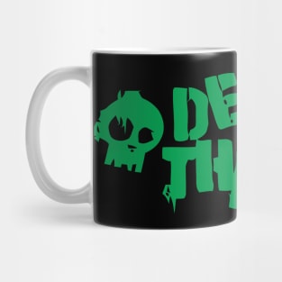 Green Skull Death Mug